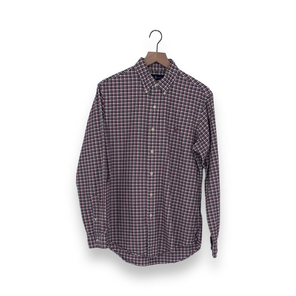 Polo by Ralph Lauren Multicolored Plaid Custom Fit Long Sleeve Button Down Shirt